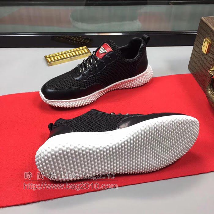 Armani男鞋 2019最新款系列 頭層小牛皮 阿瑪尼運動款男鞋  jpx1272